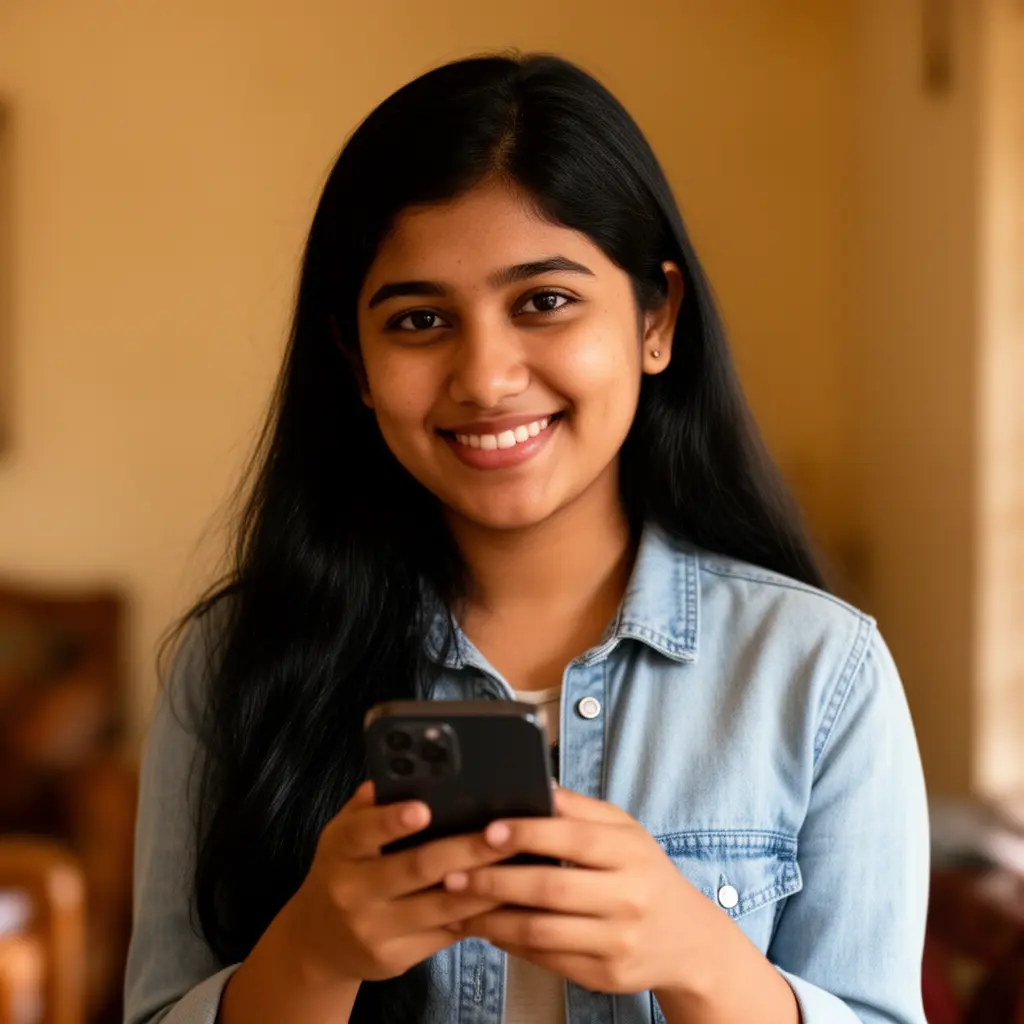 Confident Bangladeshi player enjoying smooth casino gameplay on the 995BDT mobile app with clear graphics and user friendly design